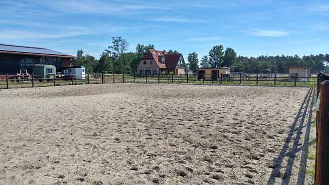 Dressurplatz Waaken Hoff Reitanlage Außenplätze